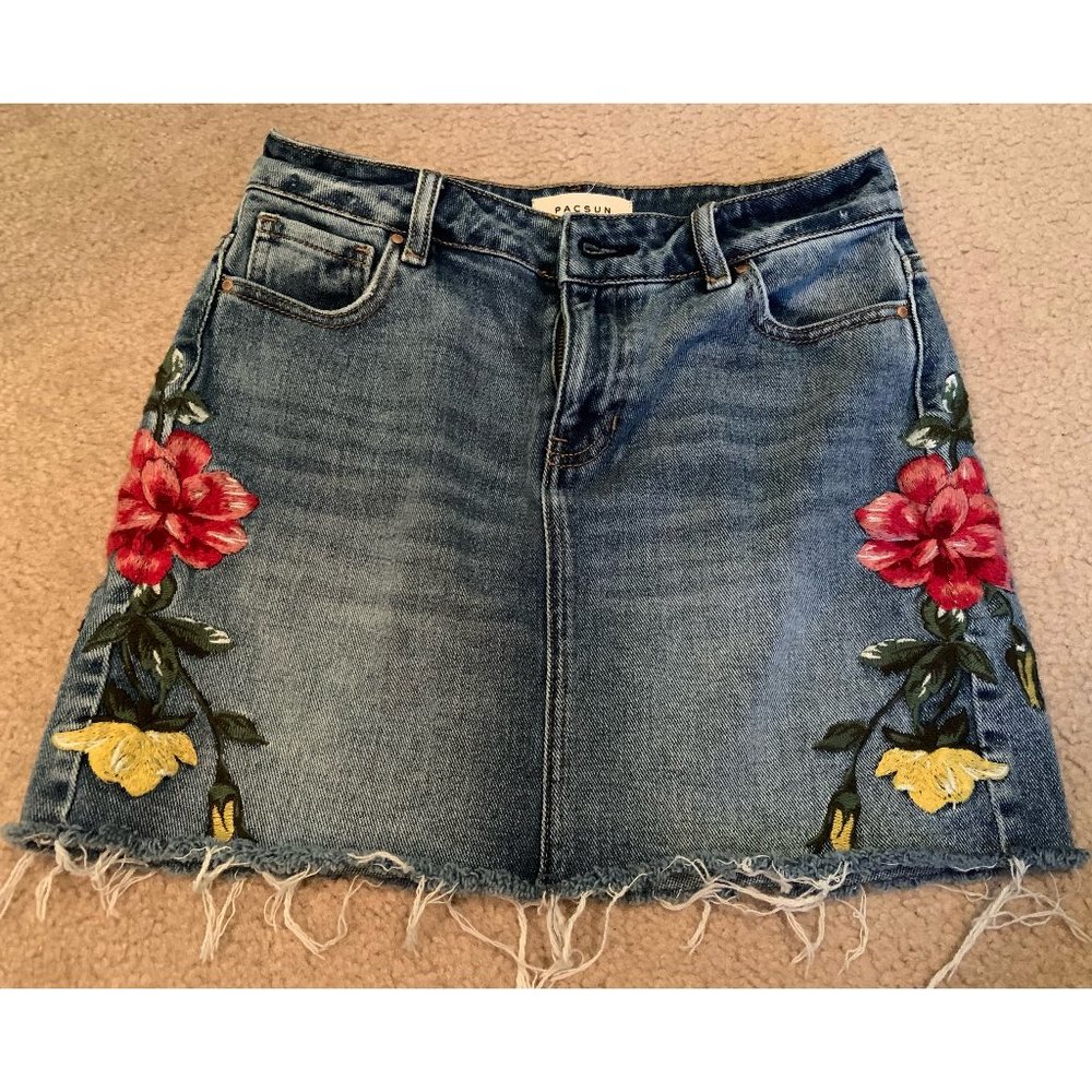 PacSun Jean Skirt
